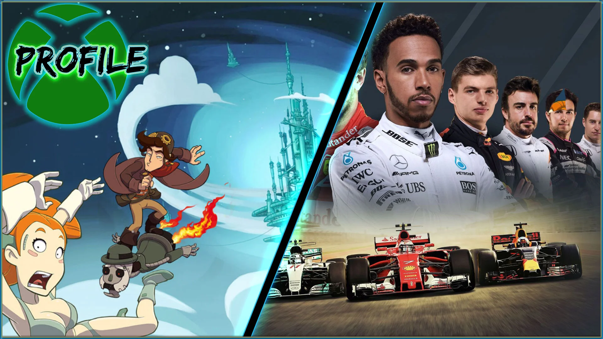 Deponia Collection+F1 2017 XBOX ONE аккаунт на 3 месяца