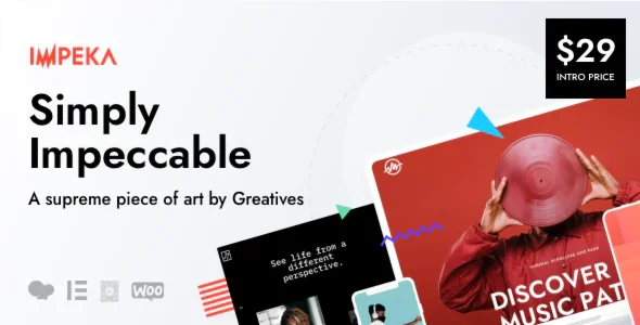 Impeka 1.0.6 - креативная многоцелевая тема WordPress