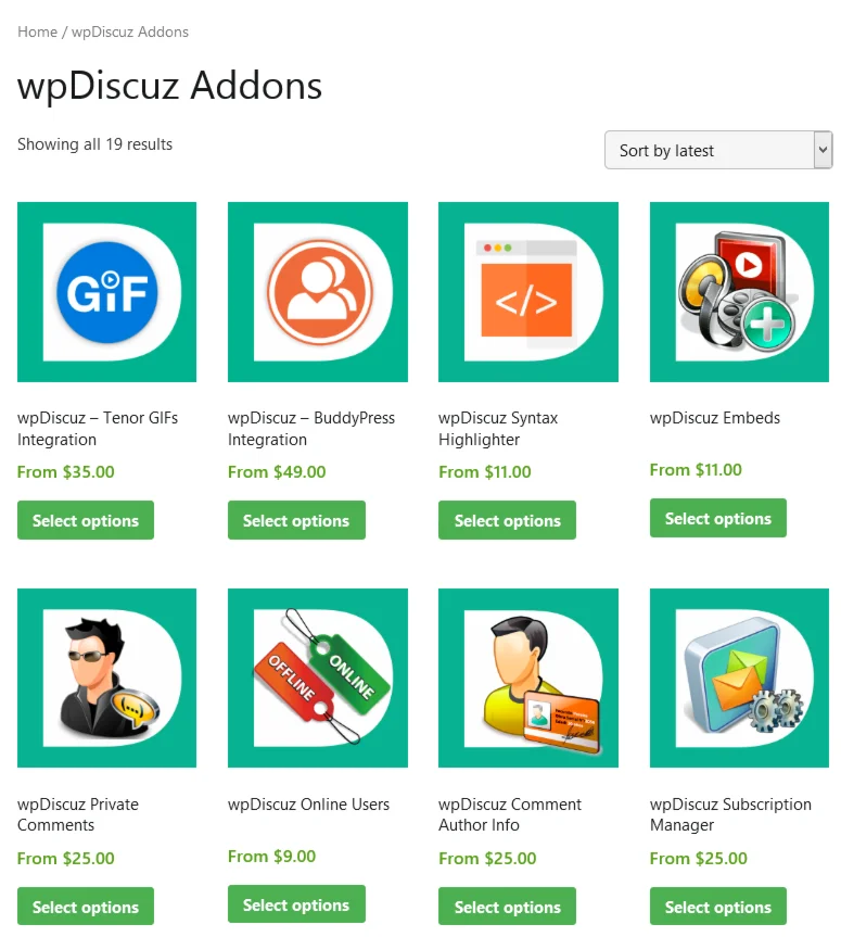 wpDiscuz Premium 7.2.1 + 16 adons