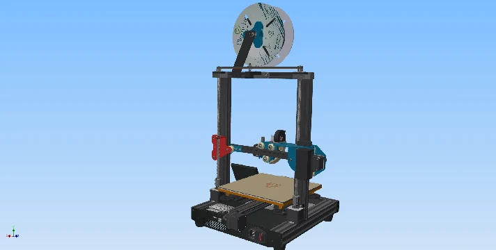 3D model of 3d printer Tronxy XY 2 PRO