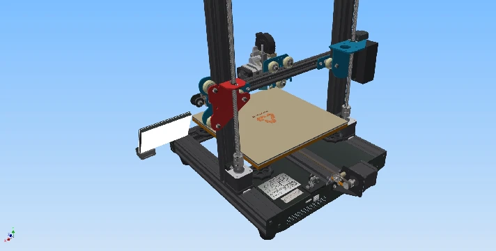 3D model of 3d printer Tronxy XY 2 PRO