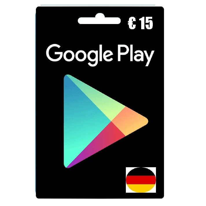 ⭐ Google Play GIFT CARD 15 Euro (DE) ⭐