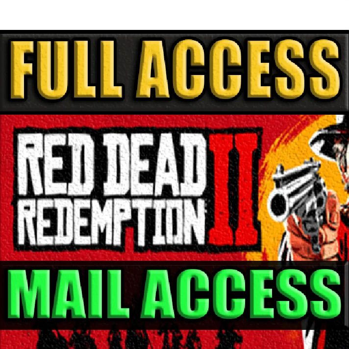 RDR 2 ✅ SOCIAL CLUB/ONLINE/RDR2 ✅ FULL ACCESS + MAIL 🔥