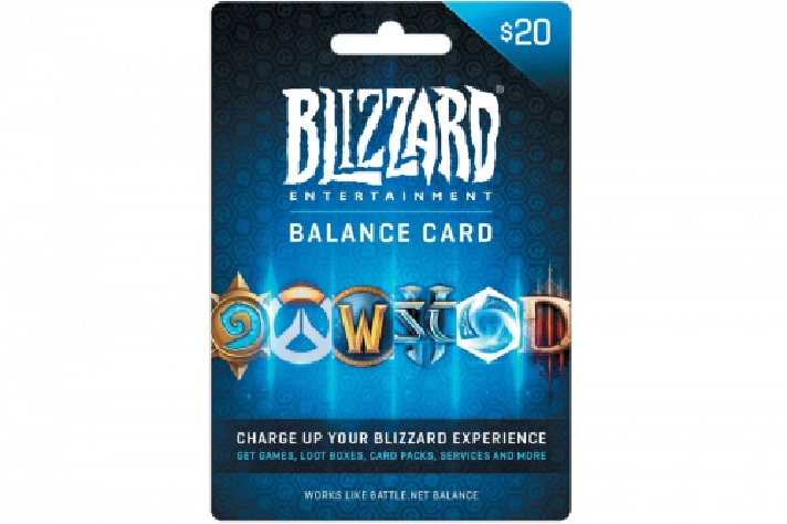 💎 Battle.net 20 USD Gift Card Blizzard 💎