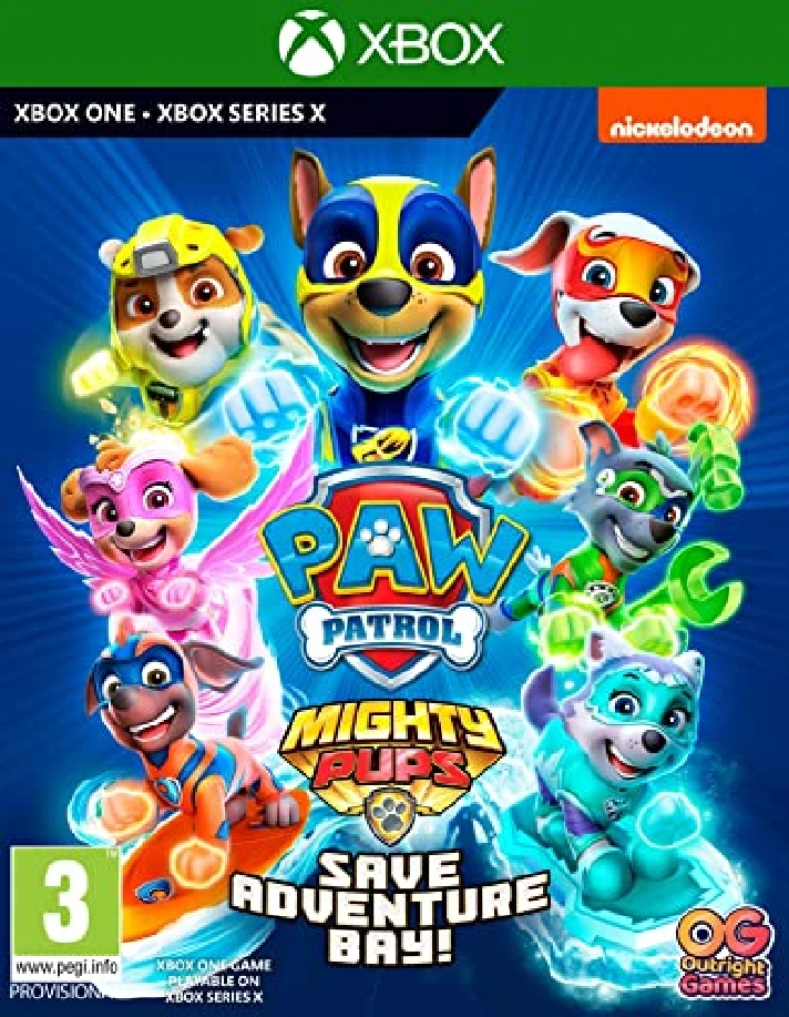 PAW Patrol Mighty Pups Save Adventure Bay XBOX Code 🔑