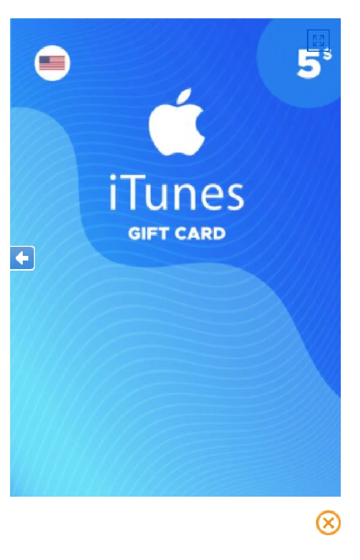 iTunes GIFT CARD 5$ USA