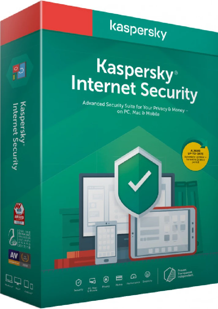 KASPERSKY INTERNET SECURITY STANDARD 1PC 6 Month Global