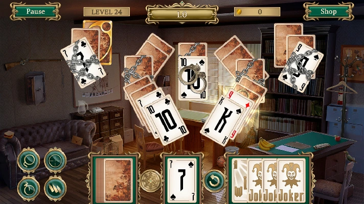 Detective notes. Lighthouse Mystery Solitaire STEAM ROW