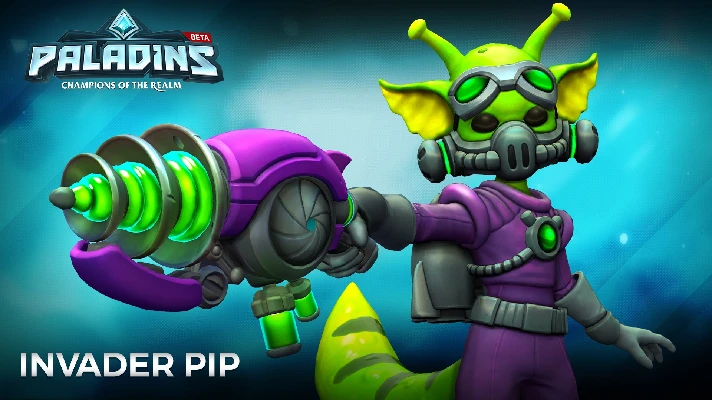 ✅Paladins Invader Pip Skin IN-GAME Key ( PC Xbox1 PS4 )