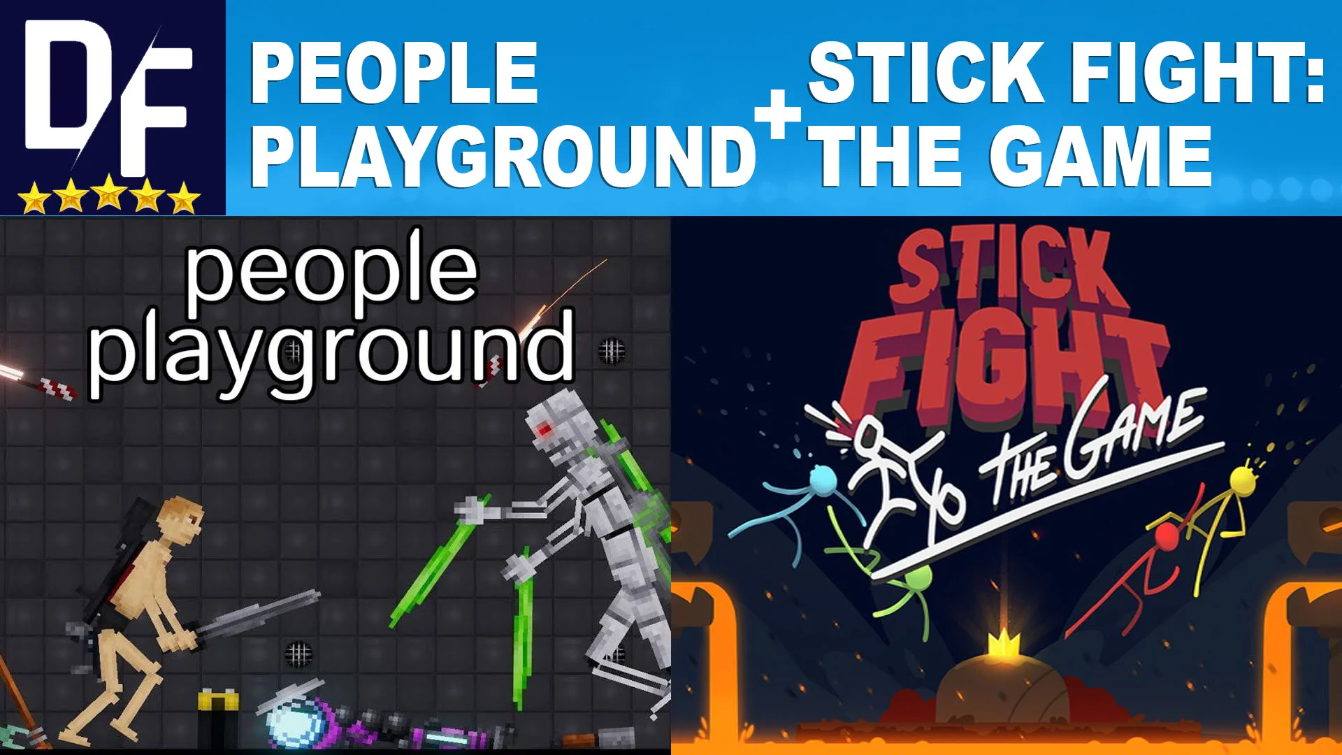 People Playground + Stick Fight: The Game на 90 дней