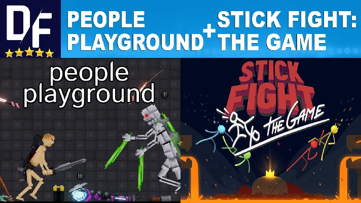 🔪People Playground + Stick Fight: The Game [STEAM]