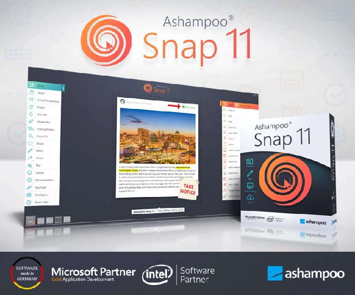 Ashampoo® Snap 11 / License(key) Unlimited