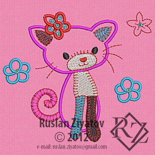 Машинная вышивка 