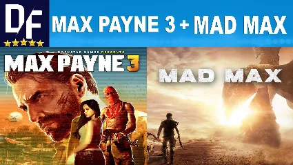 Max Payne 3 [RU] + Mad Max [STEAM аккаунт] + 🎁 ПОДАРОК