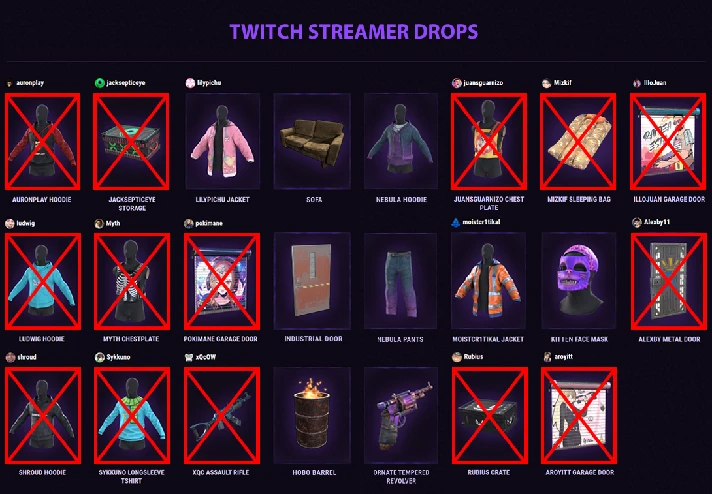 RUST SKINS 1 TWITCH DROPS | MOISTCR1TIKAL JACKET