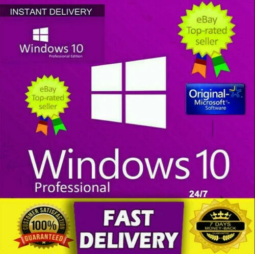 Windows 10Pro Genuine Key 32 / 64-bit️