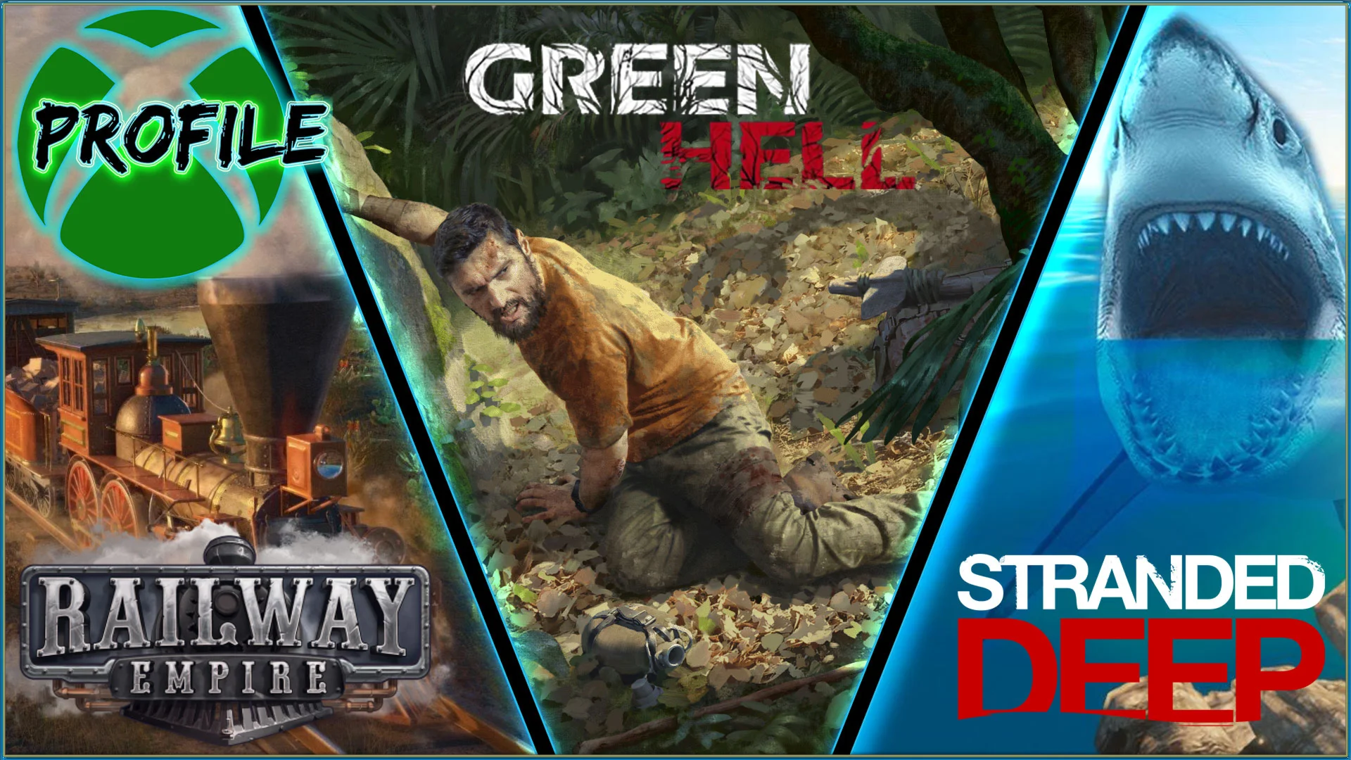 Green Hell+Stranded Deep+Railway Empire XBOX на 1 месяц