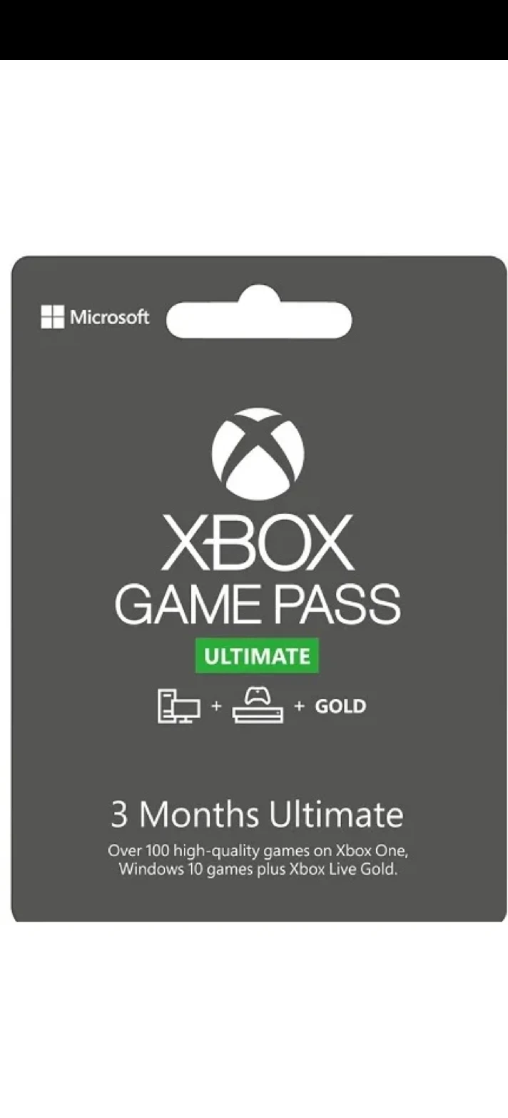 XBOX GAME PASS ULTIMATE 3 MONTHS Gift CARD