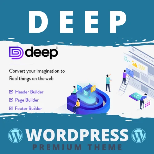 Deep Wordpress WP Theme, fully responsive