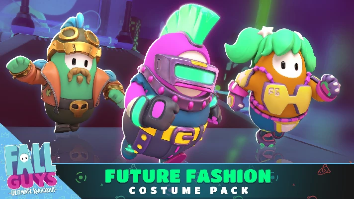 Fall Guys Ultimate Knockout Future Fashion Pack IN-GAME