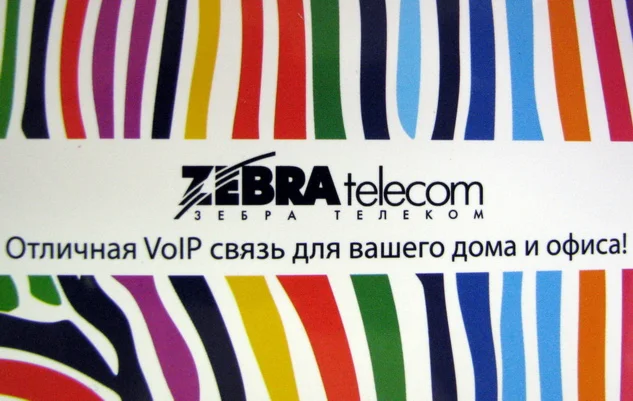 Карта Zebra Telecom