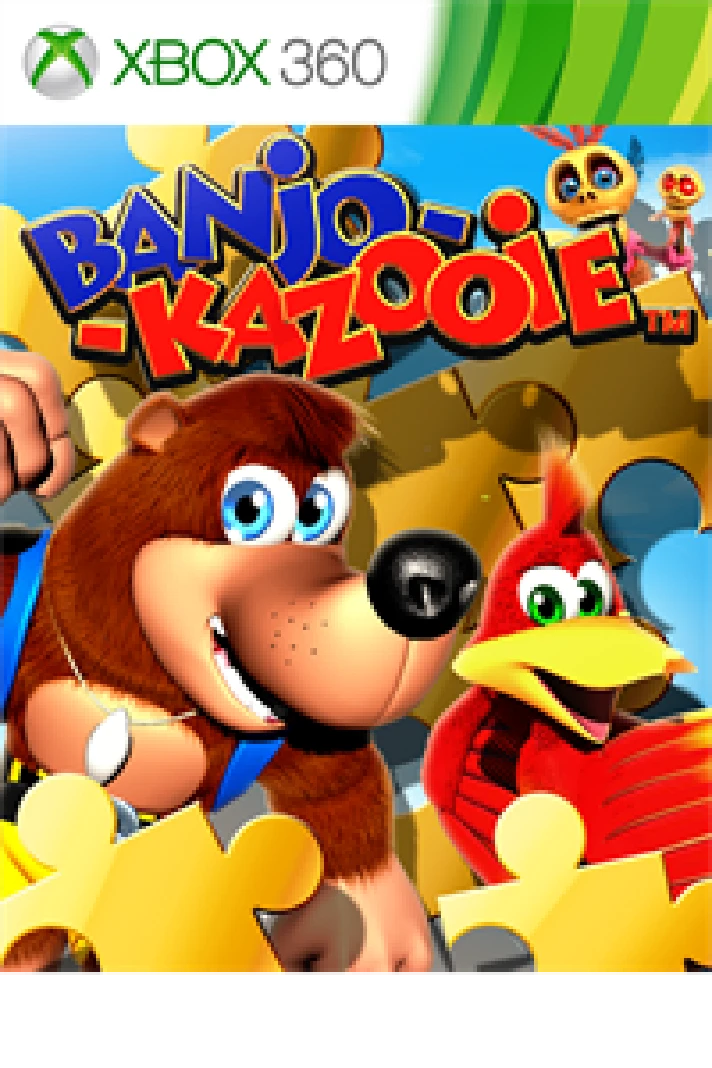 Banjo-kazooie,banjo-tooie + 2 game xbox 360 (Transfer)