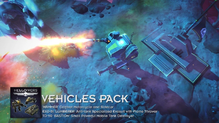 HELLDIVERS Vehicles Pack (steam key)