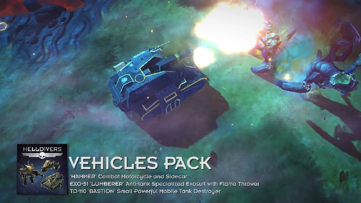 HELLDIVERS Vehicles Pack (steam key)