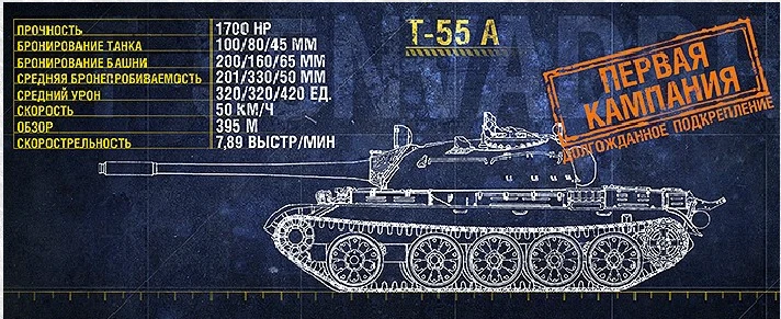 WoT LBZ Receive T-55 A