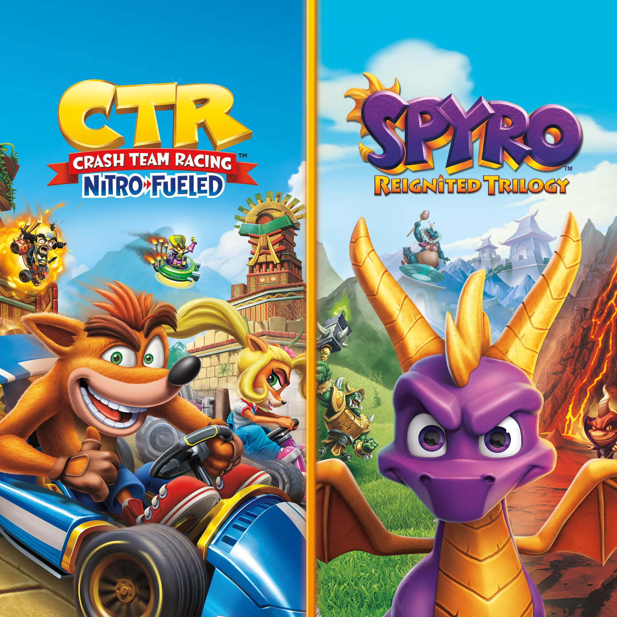 Crash Team Racing Nitro + Spyro ¦ XBOX ONE & SERIES