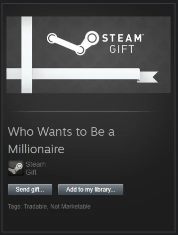 Who Wants to Be a Millionaire [Region Free Steam Gift]