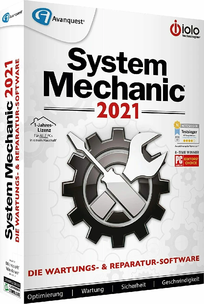 System Mechanic  Standard  🔑  - 1 Year / 1 PC