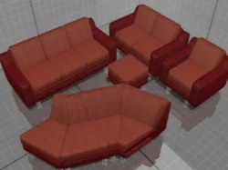 3D модель модульный диван Калинка-26