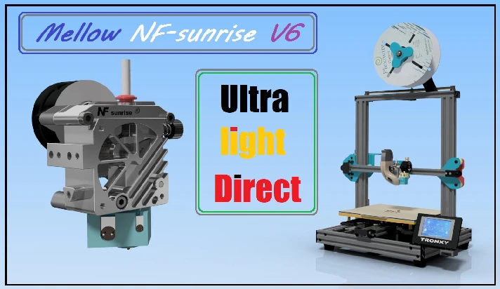 3D model Direct extruder NF-sunrise for 3D printer