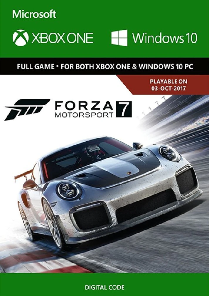 ✅ Forza Motorsport 7 XBOX ONE SERIES X|S PC WIN 10 Key