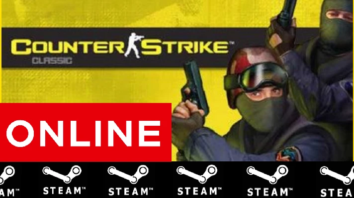 ⭐️ Counter Strike 1.6 - STEAM ONLINE (GLOBAL) CS 1.6