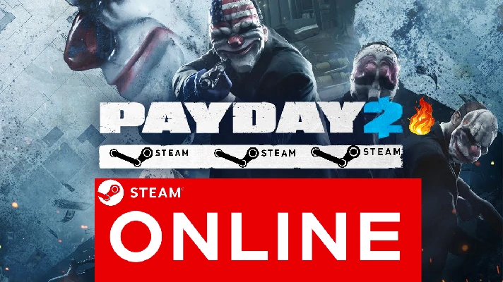 ⭐️ STEAM PAYDAY 2 ONLINE (Region Free) +BONUS