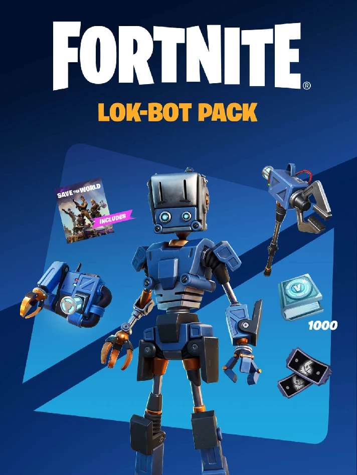 [ FORTNITE ]  Lok-Bot Pack 1000 V-Bucks XBOX Key🔑