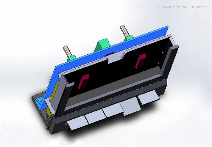 Cassette tape mechanism simulator (STL files)