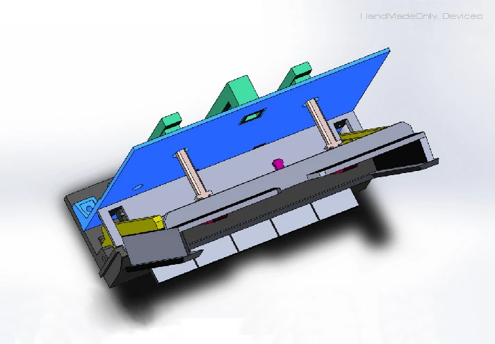 Cassette tape mechanism simulator (STL files)