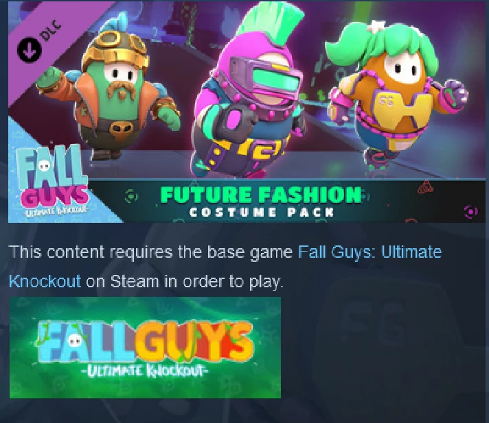 Fall Guys - Future Fashion Pack DLC ✅ Steam Key GLOBAL