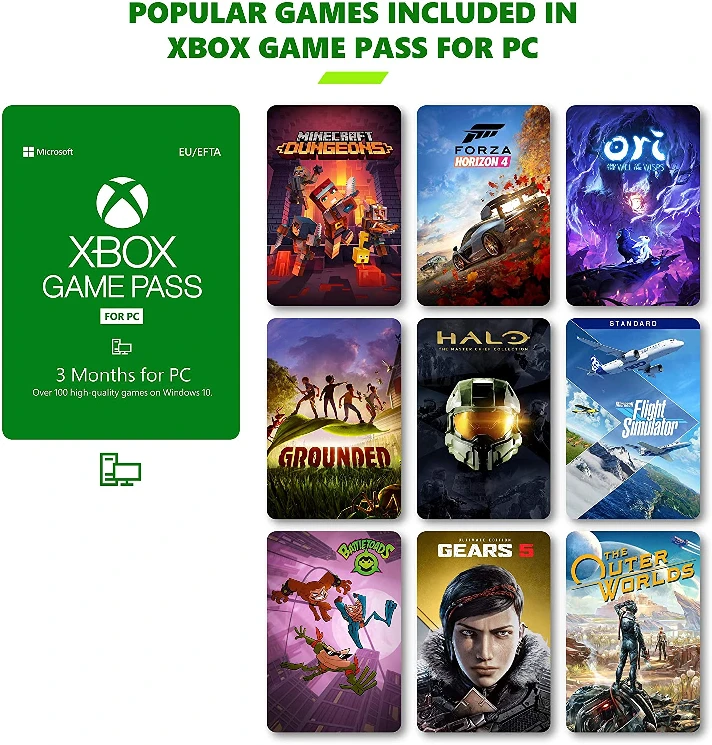 XBOX GAME PASS ✅ 3 MONTHS ✅ TRIAL - PC (EU+ASIA+USA) 🔥