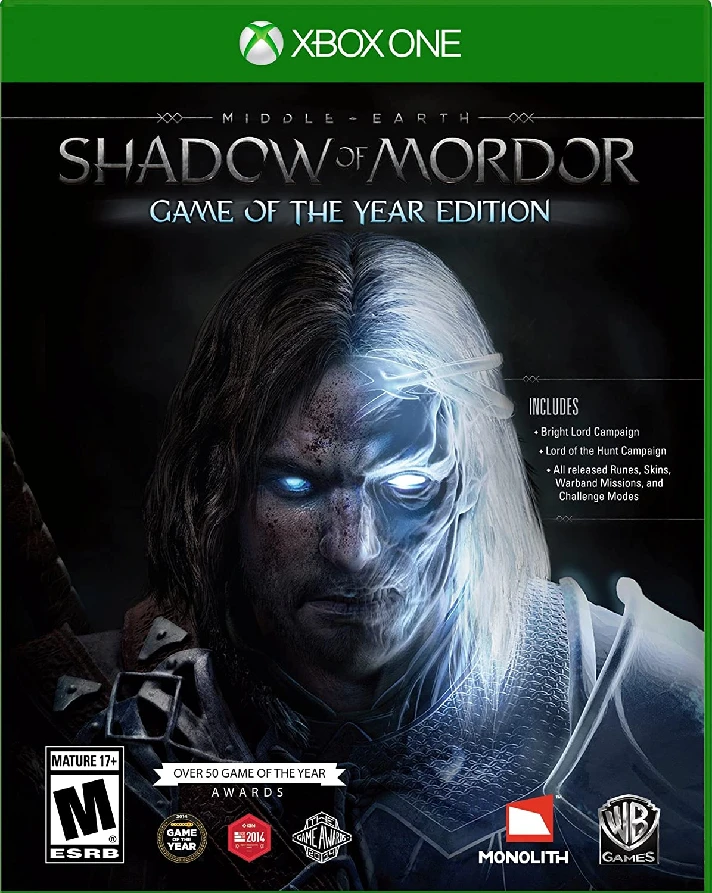 🌍 Middle-earth: Shadow of Mordor - GOTY XBOX KEY 🔑+🎁