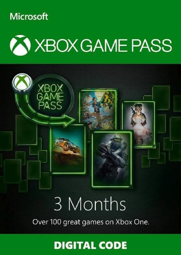 ✅Xbox Game Pass 3 Month PC+EA PLAY+ ID,MY,YN,TH