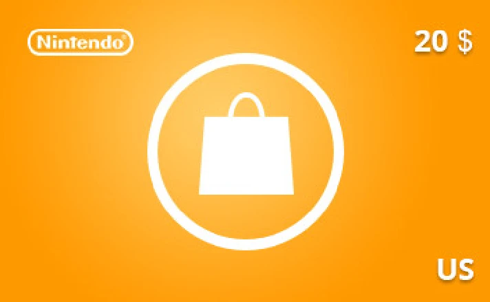 Nintendo eShop Gift Card 20 USD US-region (Instantly)