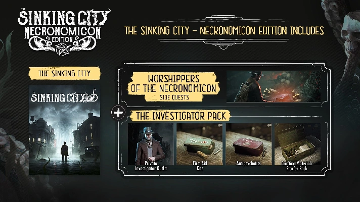 🎮🔥THE SINKING CITY NECRONOMICON EDITION XBOX🔑Key🔥