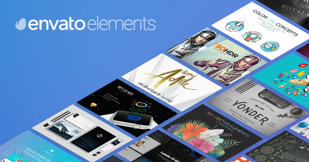  Envato Elements Access Panel | 30 Days