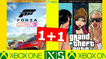 🔥 GTA Trilogy Definitive +FORZA5 XBOX ONE  XS GLOBAL 🔥
