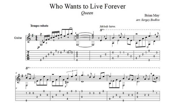 Who Wants to Live Forever (Queen) guitar cover