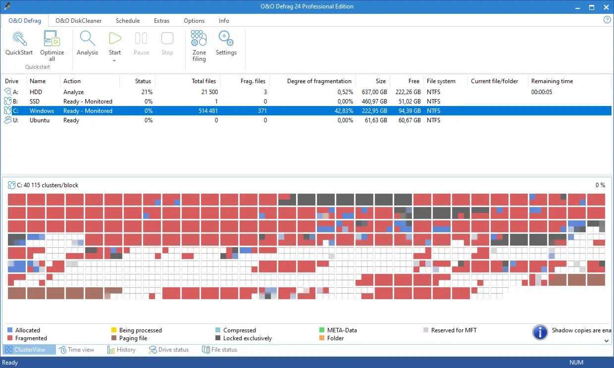 O&amp;O Defrag 24,5 Professional бессрочная лицензия